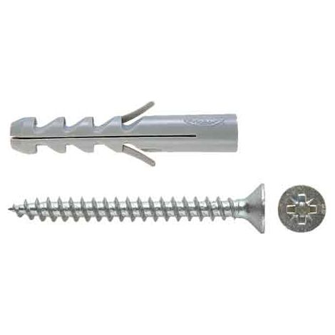 TACO CON TORNILLO 'SV' S 5V - Ø 5x25 mm - tornillo 4x30 mm