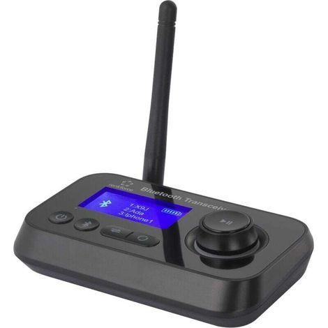 Émetteur-Récepteur Bluetooth 5.0 avec écran LED intégré – RF-BTR-210 – Portée 10 m, compatibilité universelle (1/4)