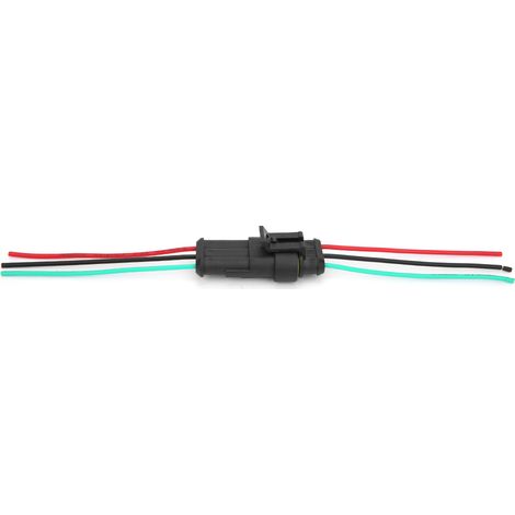 5 Sets wasserdichte Kfz-Steckverbinder (1/2/3-polig) mit Kabel (1/5)