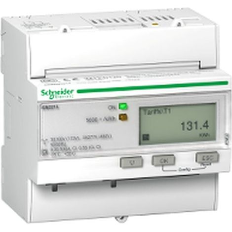 Medidor iEM3210 de la marca INDIR con precisión CL0.5S y 5A máximo.