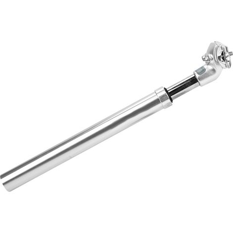 Tige de selle à pression d'huile pour vélo de route/VTT avec suspension hydraulique (tige de selle argentée de 27,2 mm) (1/5)