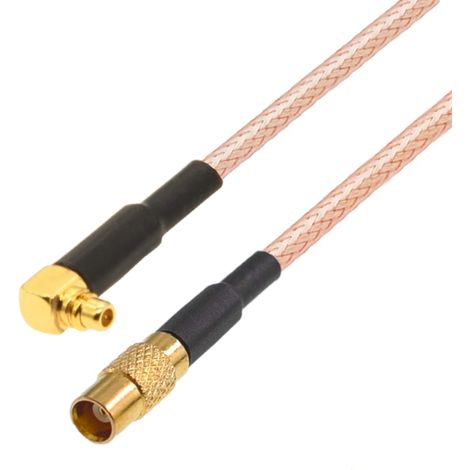 MCX-Kabel, MMCX-Buchse, Stecker 75 Ohm, 5 cm