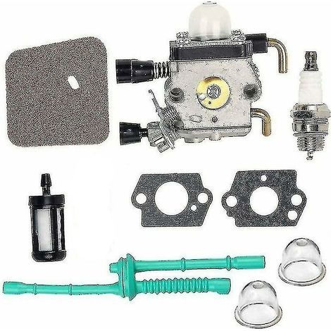 Kit carburateur et filtre à air pour débroussailleuses et taille-haies Stihl FS45, FS46, FS55, FC55, FS38, HS45, FS74, FS75 (1/4)