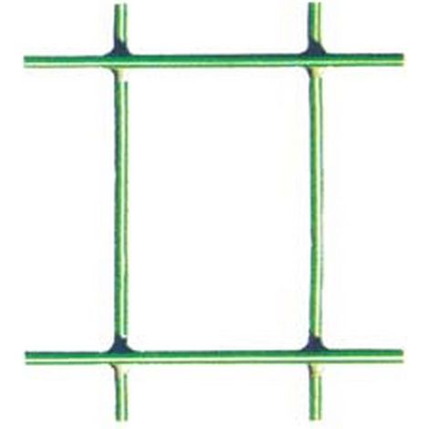 1ROTOLO RETE ELETTROSALDATA PLASTIFICATA VERDE ROTOLO MT.25 MAGLIA MM.75X50 FILO Ø