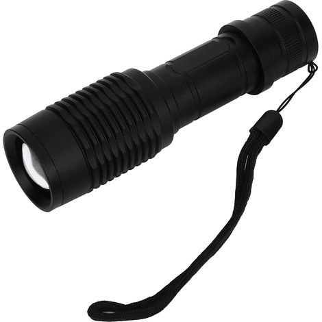 LED-Taschenlampe mit 2000 Lumen, starkem Licht, Teleskop-Zoom, wasserdicht, ideal für Abenteuerreisen, Wandern und Camping. (1/5)