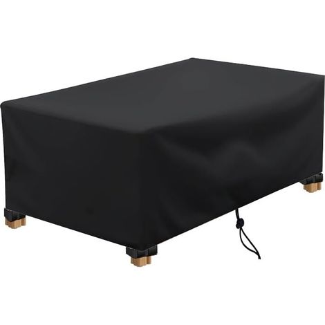 1 Housse Salon De Jardin,420D Oxford Imperméable,Anti-UV Pour Table Carrée,Rectangle,Balcon Terrasse (1/5)