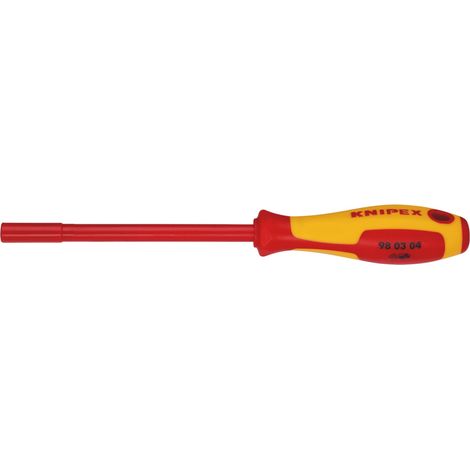 Draper 18733 KNIPEX 98 03 04 VDE Insulated Nut Driver, 4.0 x 125mm