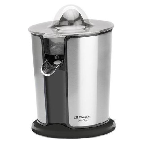 Orbegozo exprimidor EP 3300, encendido automático por presión, sistema de extracción contínua, boquilla antigoteo, motor profesional AC, 1100 W