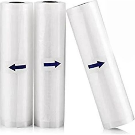 Sac Sous Vide Gaufré - 28 mm x 500 cm - Pour Appareil Mise Sous Vide - 3 Rouleaux
