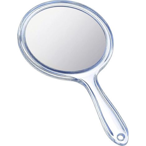 Miroir Main Double Face Poignée Transparent Grossissant