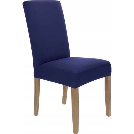 Marineblauer elastischer Stuhlbezug [21Q] (1/5)