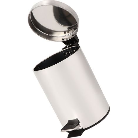 Poubelle 3L inox à pédale maison corbeille à déchets (1/5)