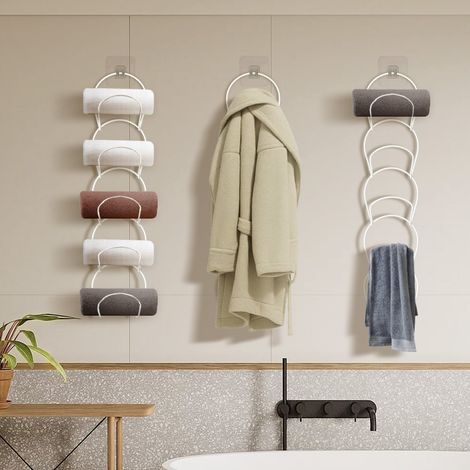 Hat Rack Hanger Holder Organiser Closet Hanging Baseball Cap Display Storage Rack for Baseball Caps, Scarves Handbags Towels Ties Space Saving Closet Storage