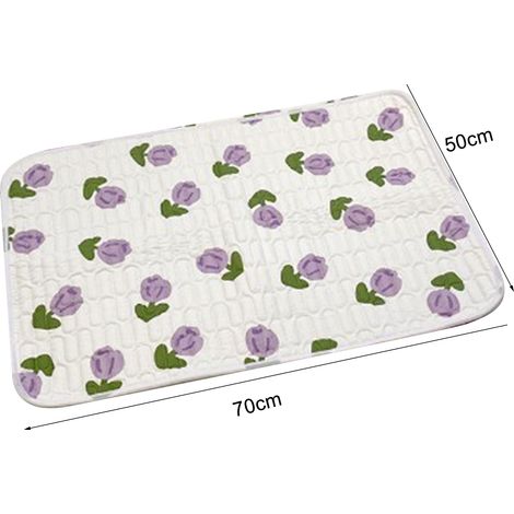 Serviette hygiénique bébé imperméable doublée en polaire de pur coton, lavable, pour les règles, imperméable, double face, en forme de tulipe, petite taille. (1/5)