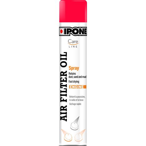 Huile pour filtre à air Ipone 750 ml en spray pour moto cross enduro quad professionnel