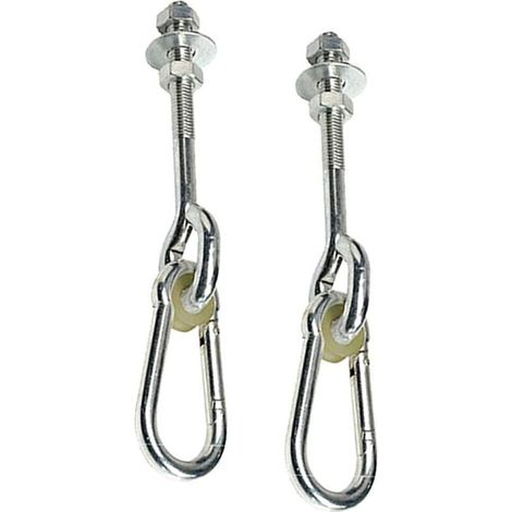 Ceiling Hook, Suspension Hooks, Fixing Screws for Swing, Wood and Concrete Set, Yoga, Hammock, Hanging Chair, 150kg - 150mm (1/5)