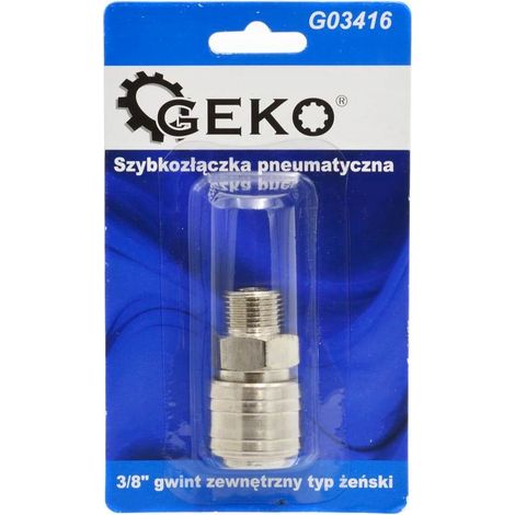 connettore rapido pneumatico geko g03416 femmina filetto 3 8 (1/3)
