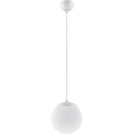 Pendelleuchten Ugo weiß 1xE27 20cm Stahl Sollux (1/4)
