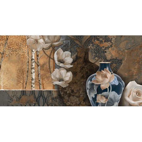 Papier peint panoramique - Fleurs - 130 cm x 65 cm (1/2)