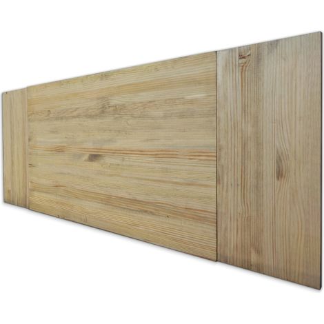 Cabecero Matrimonio 160x60cm 3PP en madera maciza de pino acabado vintage estilo industrial Box Furniture