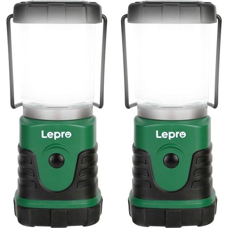 Mini Portable Camping Flashlight, Powered by 3 AA Batteries, 4 Lighting Modes, IPX4 Waterproof, For Camping, Hiking, Fishing, Emergencies and Power Outages, 2pcs