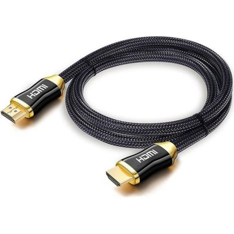 Cable HDMI 4K PS4,PS5 Xbox one, Ethernet Ultra HD Resolution 3D Full HD (1/4)