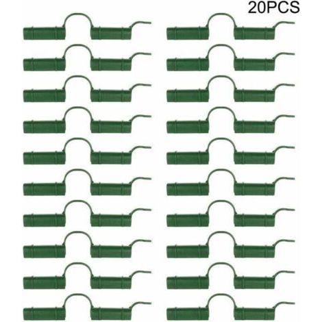 Befestigungsclips für Gewächshäuser – 20 Stück, 1,1 cm, für Schläuche/Gewächshäuser/Gartenplanen/Sonnenschutz – wasserdichte Clips (1/5)