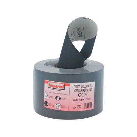 CARTA ABRASIVA 'CCB' Grana 360 - rotolo mm 120x100 mt Q.TA 100