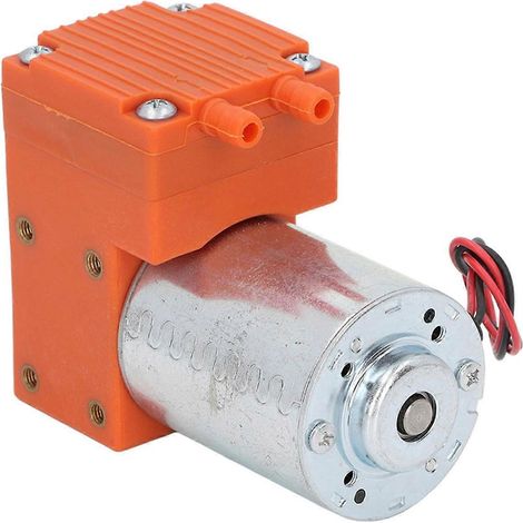 Mini pompe à vide électrique sans huile, aspiration 10 W, 3 500 tr/min, 175 kPa, 18 L/min, alliage d'aluminium avec support, 12 V