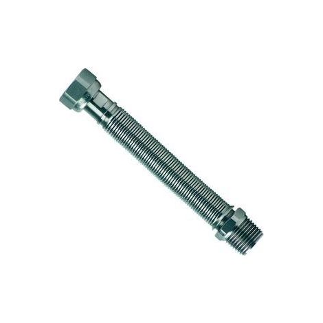 FLESSIBILE ESTENSIBILE 1/2 ACQUA IN ACCIAIO INOX mm.100/200 FEM / MAS FER 241618