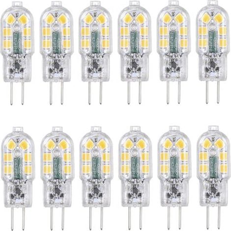 Tomshine G4 LED Bulbs (12-Pack, Warm White)
