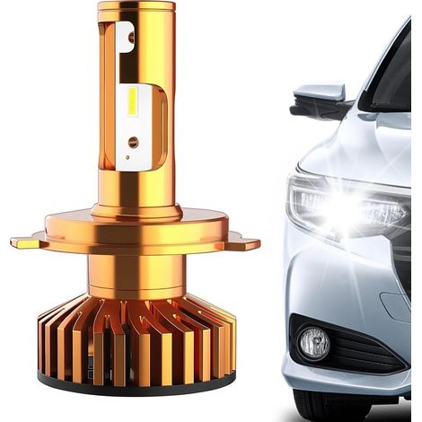Ampoules de Phare LED - Ampoule De Phare LED H4 - Projecteur Automobile - (1/5)