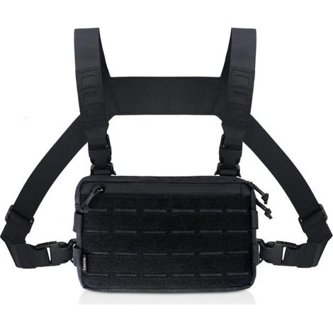 Sacoche de poitrine tactique pour la chasse et le cyclisme en extérieur, gilet multifonctionnel (1/5)