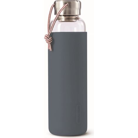 Bottiglia d'acqua in vetro da 600 ml (grigia) Black+Blum (1/2)