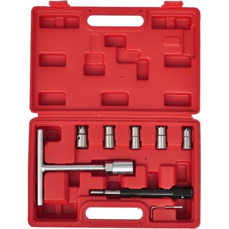 7PC injecteur diesel seat cutter/cleaner set Décarboner propre en carbone (1/5)