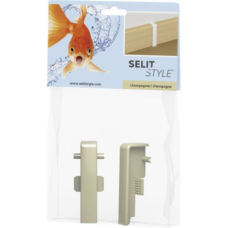 SELITSTYLE Verbinder champagner Höhe 50 mm 2 Stück Clips & Ecken (1/2)