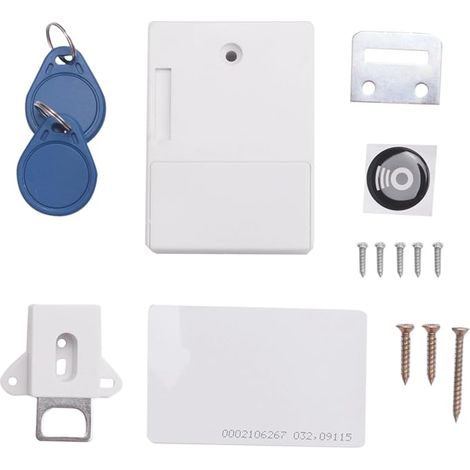 Serrure d'armoire NFC, serrure RFID pour meubles, sans clé (1/3)