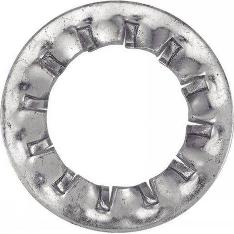 10 Rondelles Eventail à Dentures Intérieures Jz 27 mm - DIN 6798 J - NFE27-625 - UNI 8842 - Inox A2 - D-Work