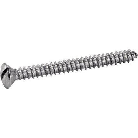 200 Vis à Tôle Tête Fraisée Bombée Fendue 4.2 x 32 mm - DIN 7973 - ISO 1483 - NFE25-661 - UNI 6953 - Inox A2 - D-Work