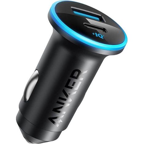 Anker 323 Dual USB USB-C Cargador De Coche 52W Negro (1/2)