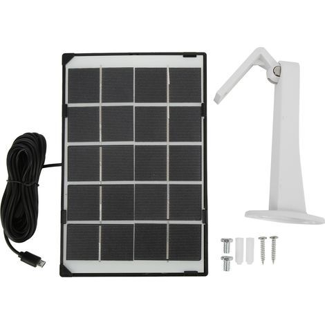Tragbares 5V 6W Solarpanel mit Mini-USB-Anschluss, Solarladeset für Reisen im Freien (1/5)
