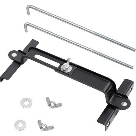 Supporto Batteria Regolabile 23cm/9 Pollici, Traversa Universale con Bullone a J per SUV, Contatto Ottimo, Resistente alla Corrosione (1/4)