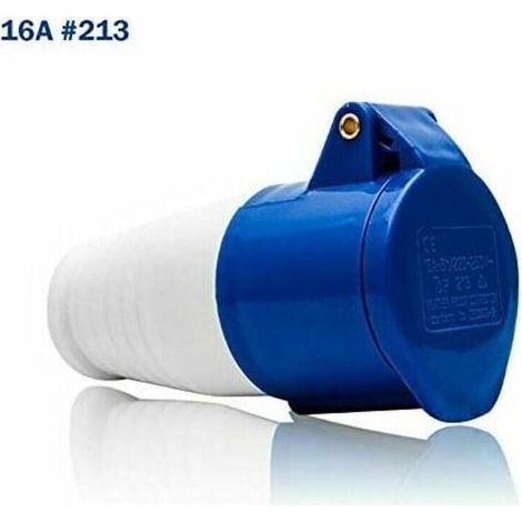 1pcs IP44 Prise Industrielle Connhésion Prise CEE 240V 32Ampères 213 3 Broches Femelle Prise pour Caravane Roulotte de Camping Industriel (1/5)