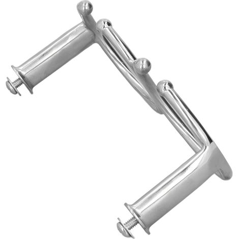 Offener runder Doppelbecherhalter aus Edelstahl 316, universell einsetzbar für Boot, Auto, Tisch und Sofa (1/5)