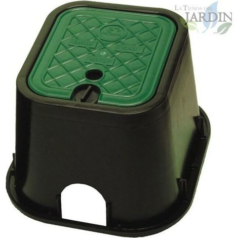 Bouche d'arrosage plastique rectangulaire 27x24x18 cm