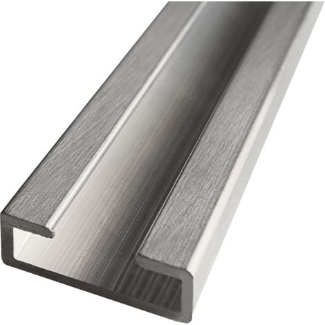 Signaletique.Biz France – Rail de fixation en aluminium 20 cm – Pour panneaux de signalisation – Installation rapide avec double face – Compatible poteaux acier galvanisé (1/5)