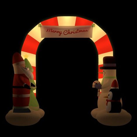 Arche de Noël gonflable avec lumières LED, 260 cm (1/5)