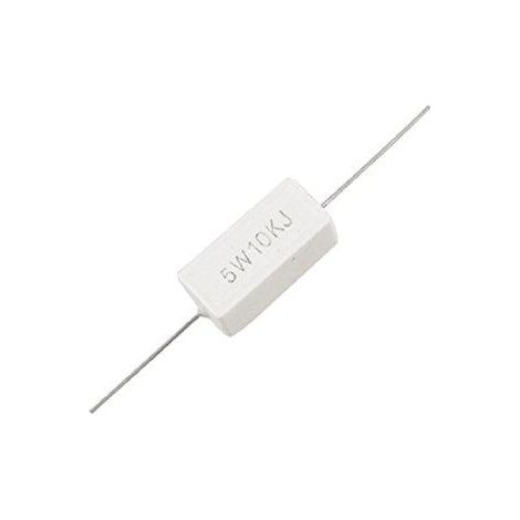 Résistance d'enroulement 10k 5w 5% Axial Horizontal 10k5wh