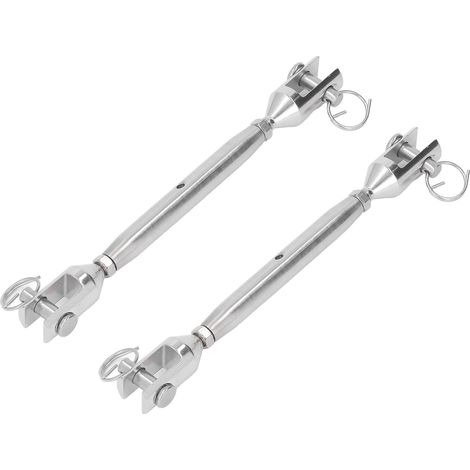 Lot de 2 connecteurs droits M8 en acier inoxydable pour câbles, accessoires de câblage, verrou de traction (1/5)