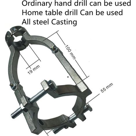 Convertitore di accessori per mortasa per trapano da banco Accessori per mortasa Accessori per occhielli Tenonatrice per fori quadrati Modifica rapida (1/3)